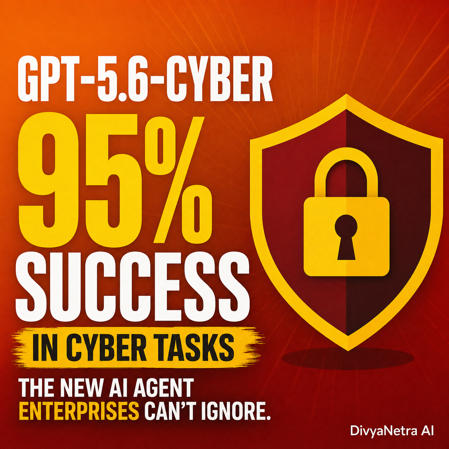 GPT-5.6-Cyber Hits 95%: OpenAIโs Massive Cybersecurity Leap
