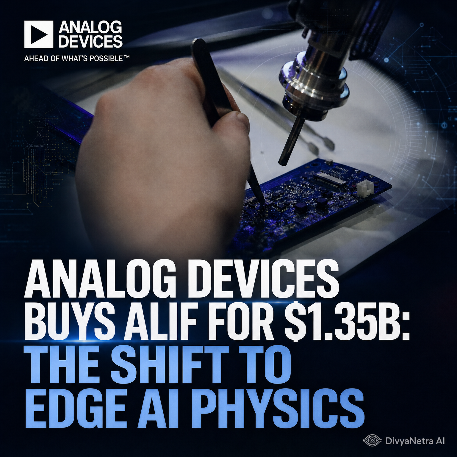 Analog Devices Buys Alif for $1.35B: Edge AI Physics Explained